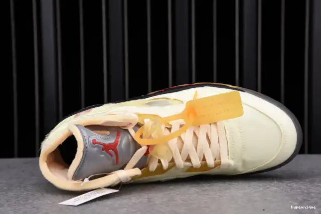 HYPE Jordan 5 Retro OFF-WHITE DH8565-100 Sail 0426